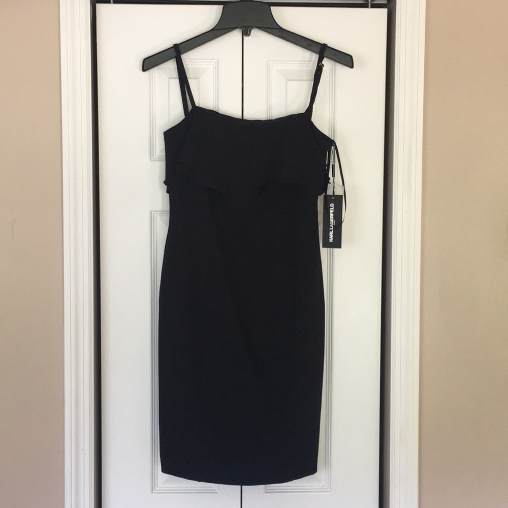 NWT Karl Lagerfeld perfect little black dress